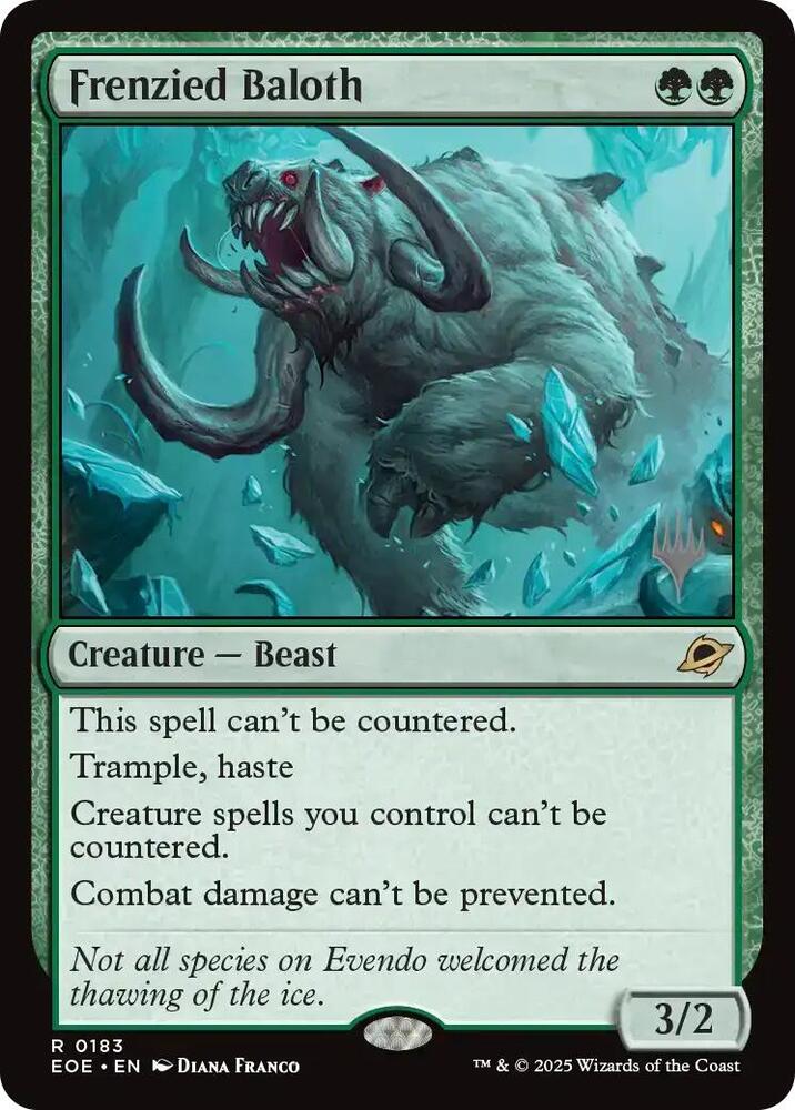 Frenzied Baloth 183 (Promo Pack: Edge of Eternities)  | Good Games Adelaide SA