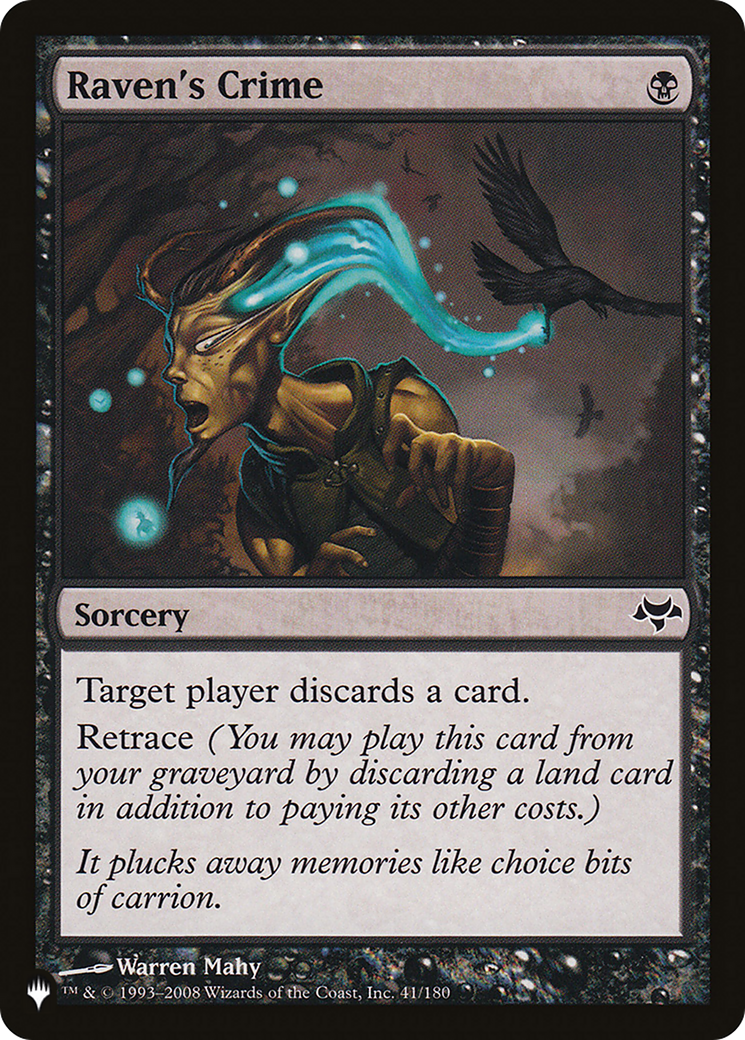 Raven's Crime [The List Reprints] | Good Games Adelaide SA