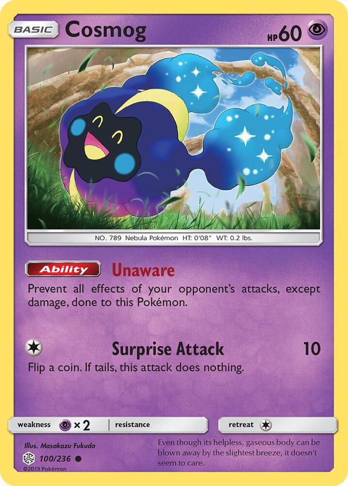 Cosmog 100/236 (SM - Cosmic Eclipse)  | Good Games Adelaide SA