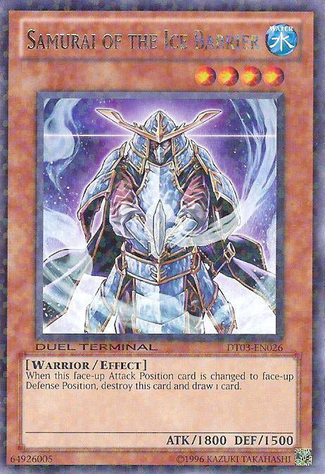 Samurai of the Ice Barrier [DT03-EN026] Rare | Good Games Adelaide SA