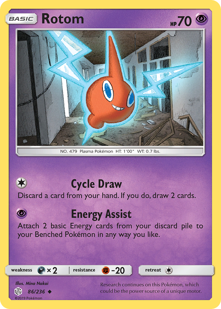 Rotom (86/236) [Sun & Moon: Cosmic Eclipse] | Good Games Adelaide SA