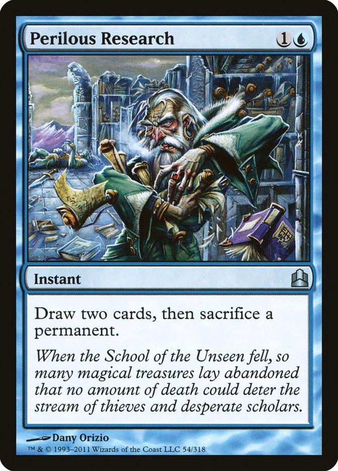 Perilous Research [Commander 2011] | Good Games Adelaide SA