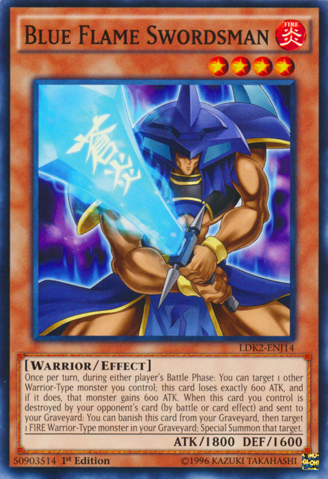 Blue Flame Swordsman [LDK2-ENJ14] Common | Good Games Adelaide SA