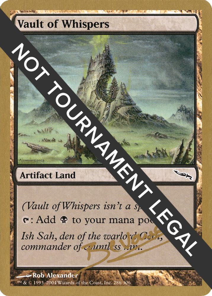 Vault of Whispers 2004 Manuel Bevand MRD mb286/103 (World Championship Decks)  | Good Games Adelaide SA
