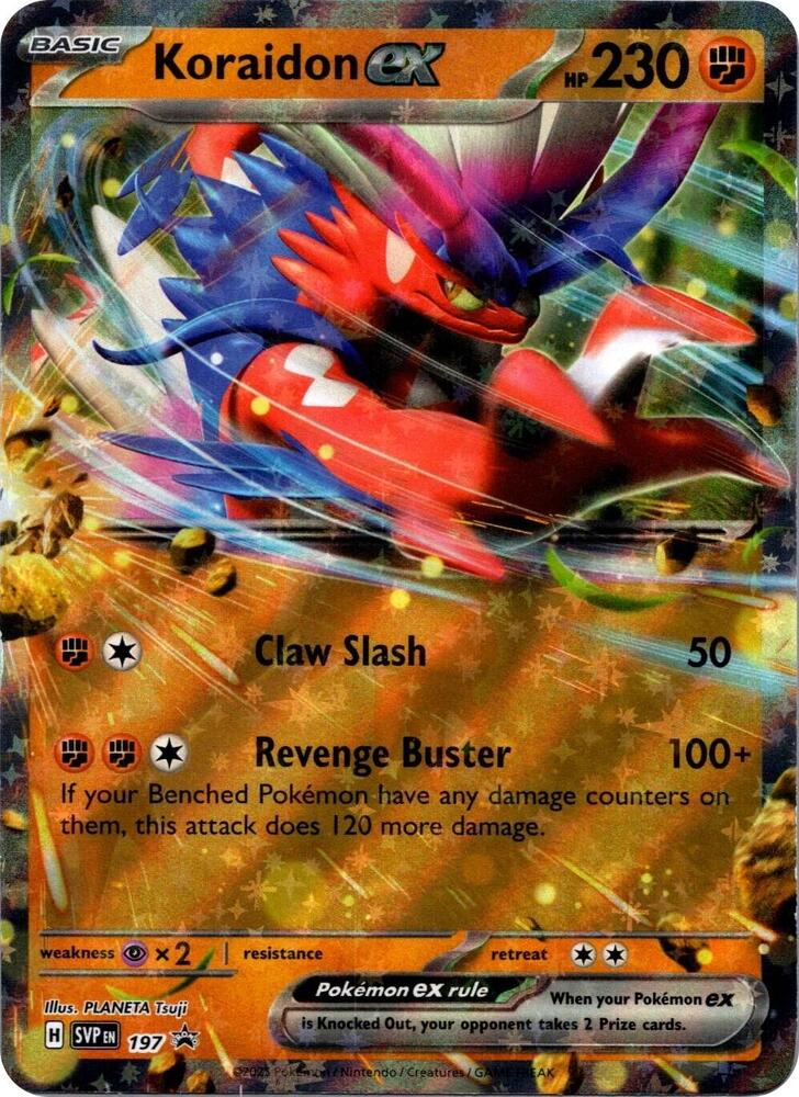 Koraidon ex 197 (SV: Scarlet & Violet Promo Cards)  - Holofoil | Good Games Adelaide SA