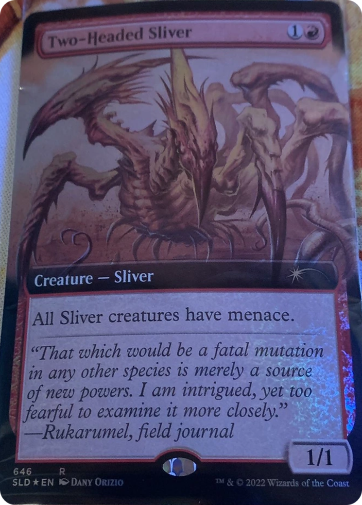 Two-Headed Sliver (Extended Art) [Secret Lair Drop Promos] | Good Games Adelaide SA