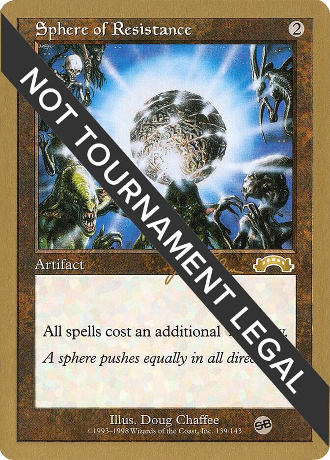 Sphere of Resistance 1999 Jakub Slemr EXO SB js139sb/111 (World Championship Decks)  | Good Games Adelaide SA