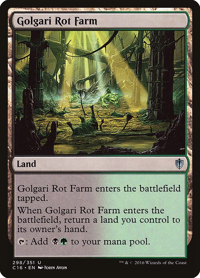 Golgari Rot Farm [Commander 2016] | Good Games Adelaide SA