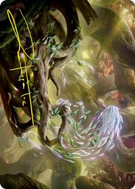 Emergent Sequence Art Card Gold Stamped Signature 17 (Art Series: Strixhaven)  | Good Games Adelaide SA