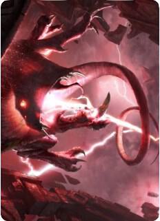 Thundering Rebuke Art Card 68 (Art Series: Zendikar Rising)  | Good Games Adelaide SA