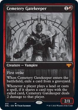 Cemetery Gatekeeper 415 (Innistrad: Double Feature)  | Good Games Adelaide SA