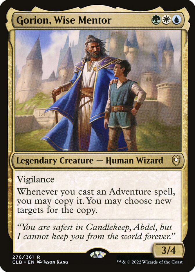 Gorion, Wise Mentor 276 (Commander Legends: Battle for Baldur's Gate)  - Foil | Good Games Adelaide SA