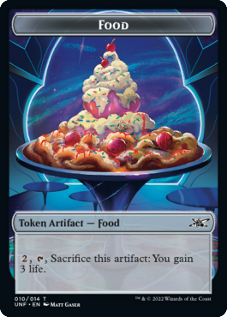 Clown Robot (003) // Food (010) Double-sided Token [Unfinity Tokens] | Good Games Adelaide SA