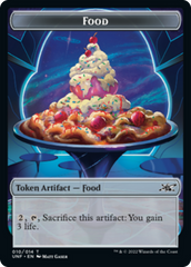 Clown Robot (003) // Food (010) Double-sided Token [Unfinity Tokens] | Good Games Adelaide SA