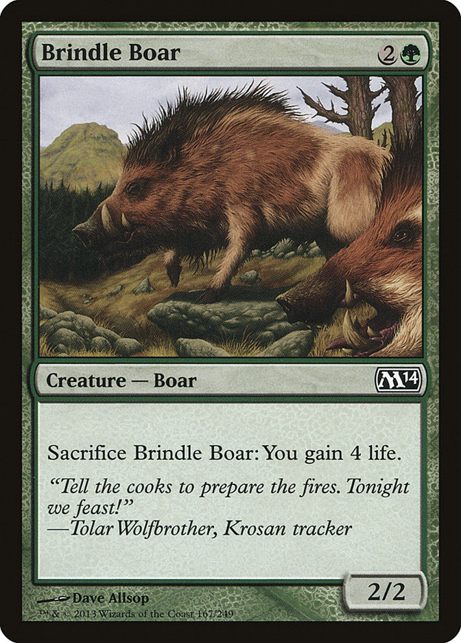 Brindle Boar 167 (Magic 2014 (M14))  | Good Games Adelaide SA