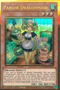 Parlor Dragonmaid [MAGO-EN023] Gold Rare | Good Games Adelaide SA