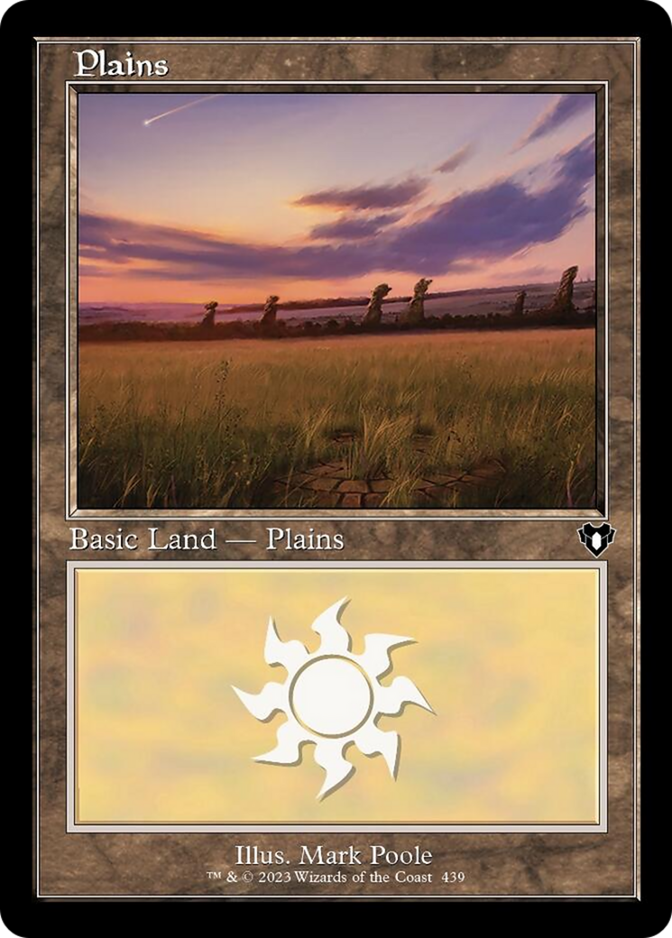 Plains (439) (Retro) [Commander Masters] | Good Games Adelaide SA