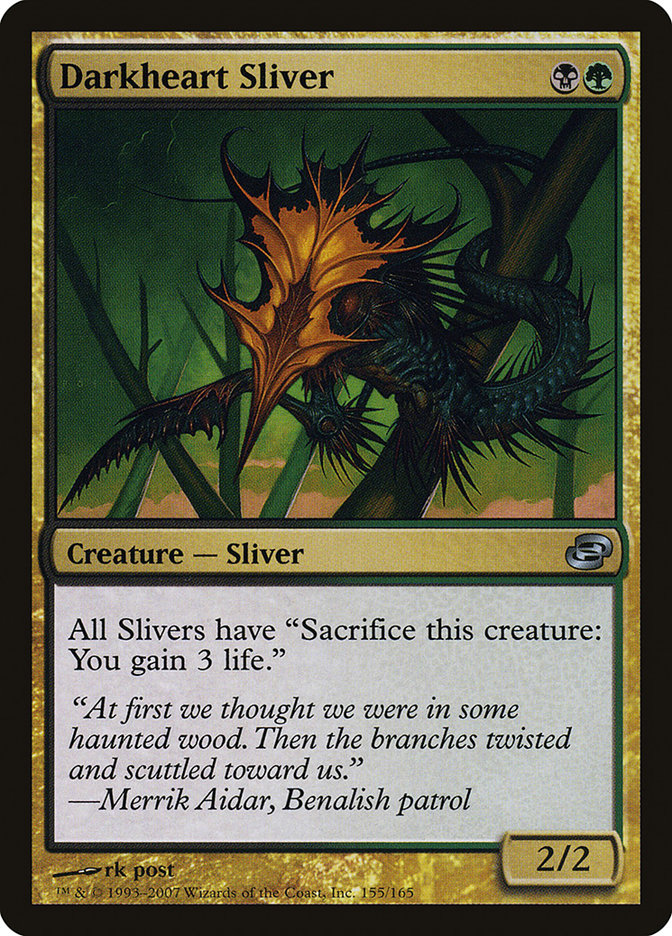 Darkheart Sliver [Planar Chaos] | Good Games Adelaide SA