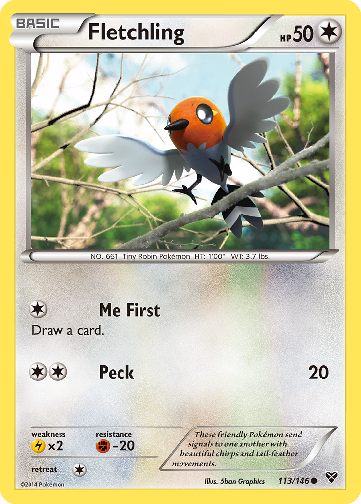 Fletchling (113/146) [XY: Base Set] | Good Games Adelaide SA