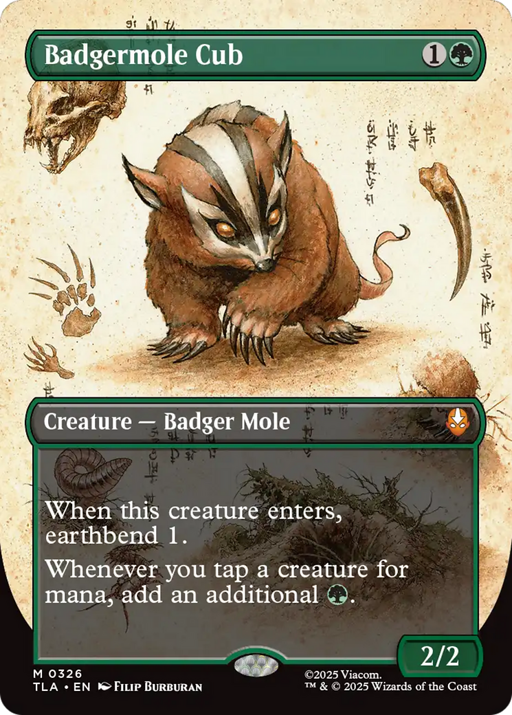 Badgermole Cub (Borderless) [Avatar: The Last Airbender] | Good Games Adelaide SA