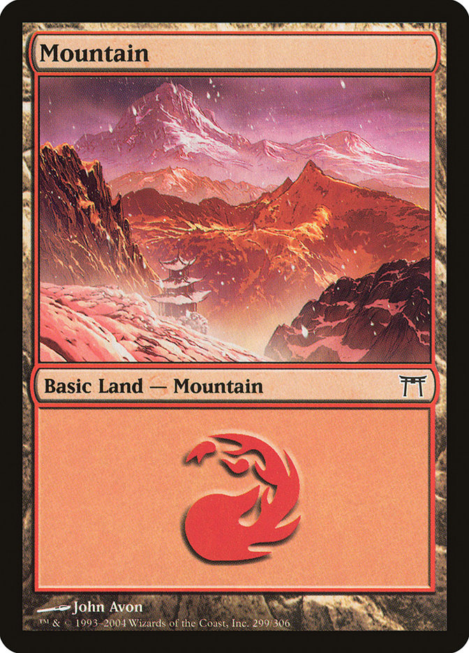 Mountain (299) [Champions of Kamigawa] | Good Games Adelaide SA