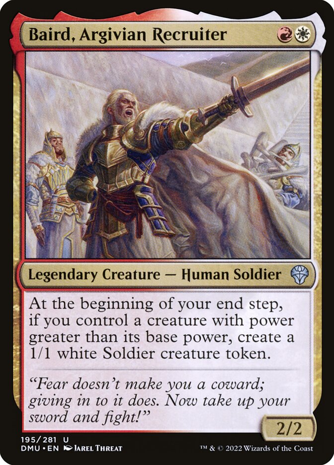 Baird, Argivian Recruiter 195 (Dominaria United)  - Foil | Good Games Adelaide SA