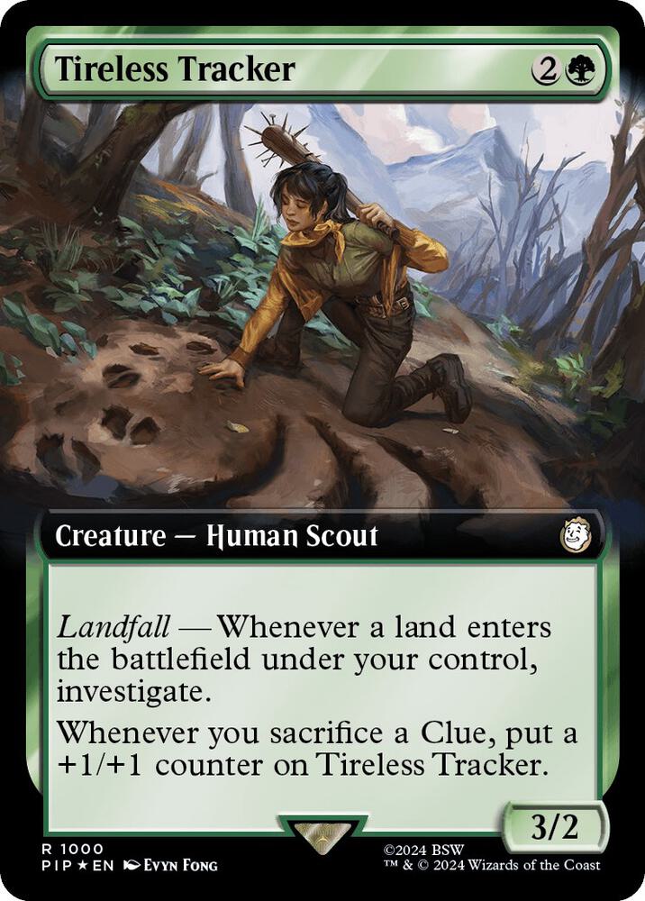 Tireless Tracker 1000 (Universes Beyond: Fallout)  - Foil | Good Games Adelaide SA