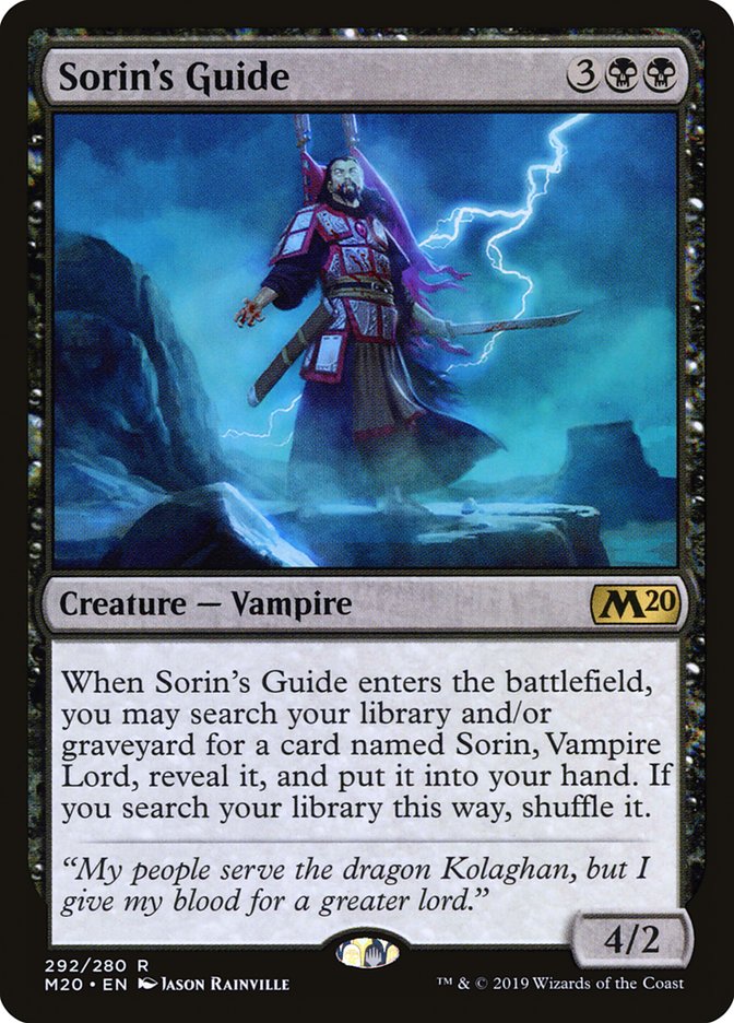 Sorin's Guide 292 (Core Set 2020)  | Good Games Adelaide SA