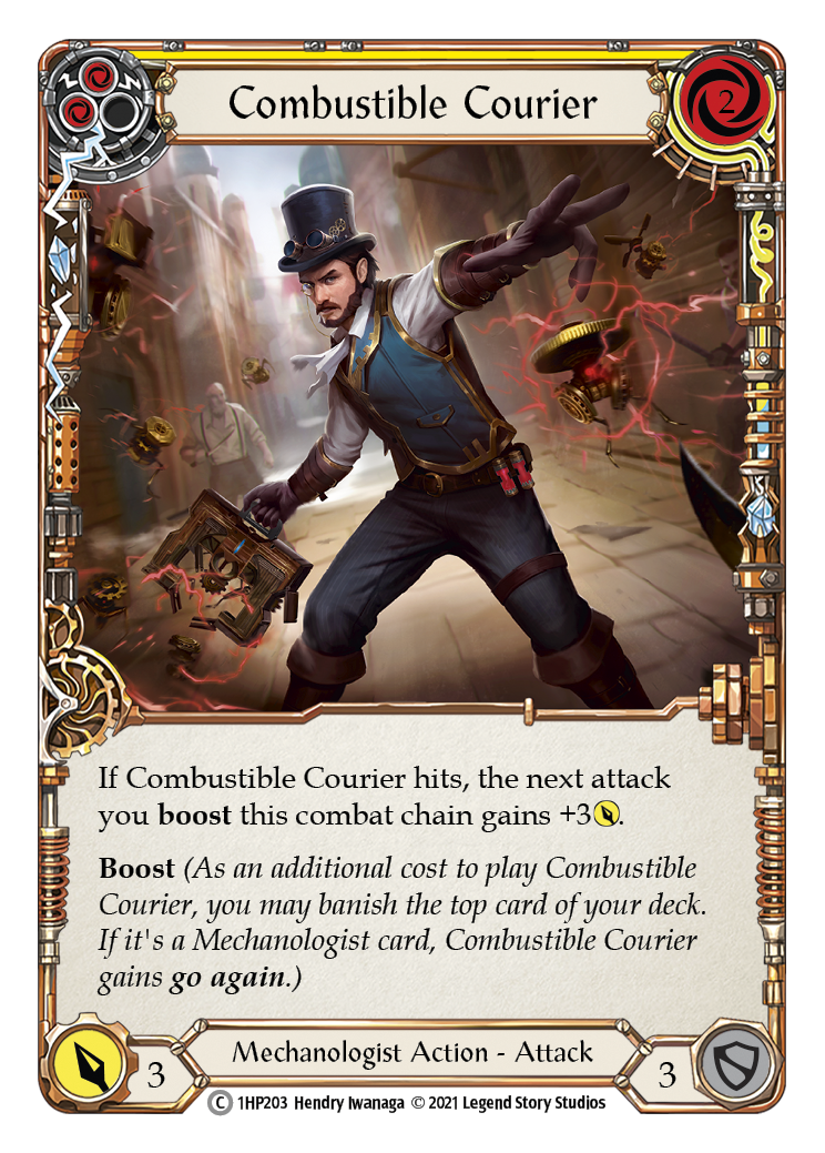 Combustible Courier (Yellow) [1HP203] | Good Games Adelaide SA