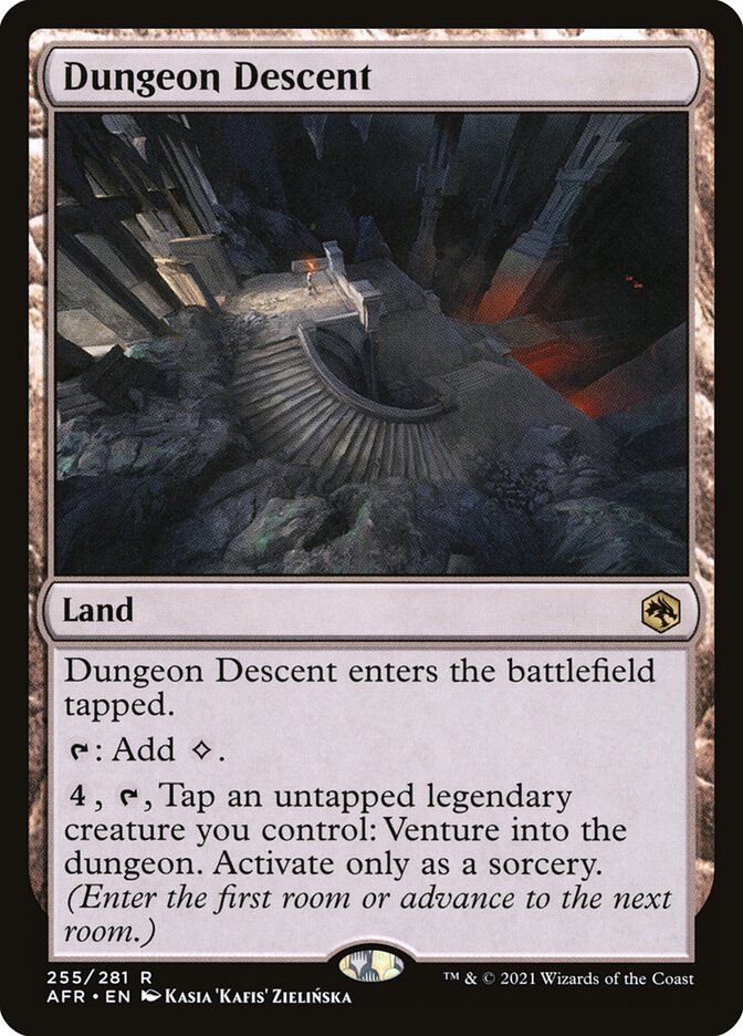 Dungeon Descent 255 (Adventures in the Forgotten Realms)  - Foil | Good Games Adelaide SA