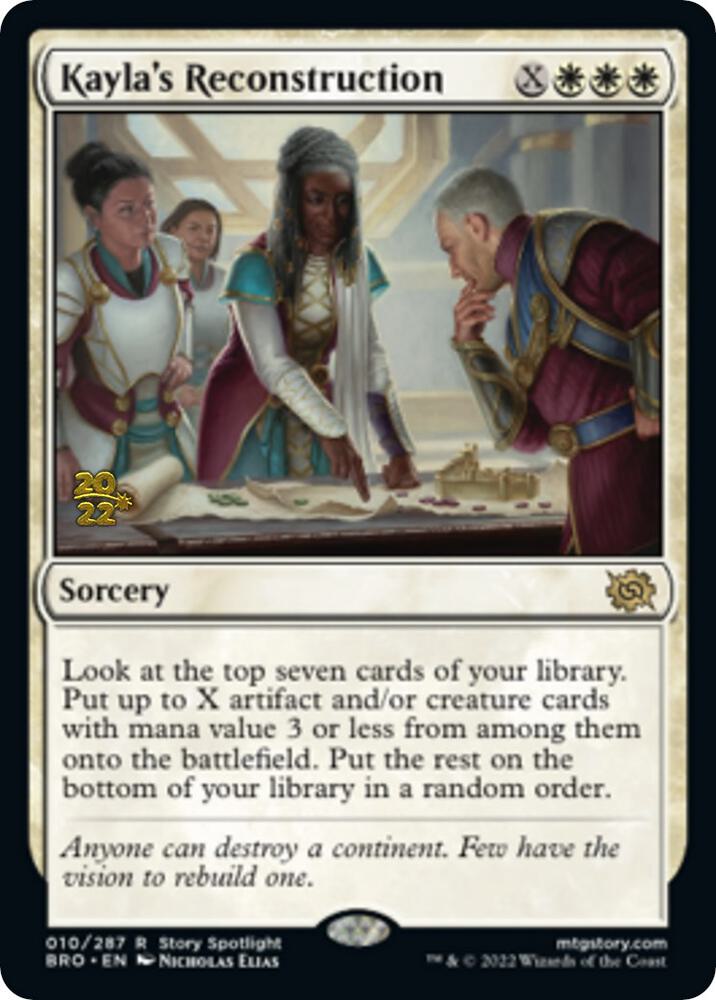 Kaylas Reconstruction 10 (Prerelease Cards)  - Foil | Good Games Adelaide SA