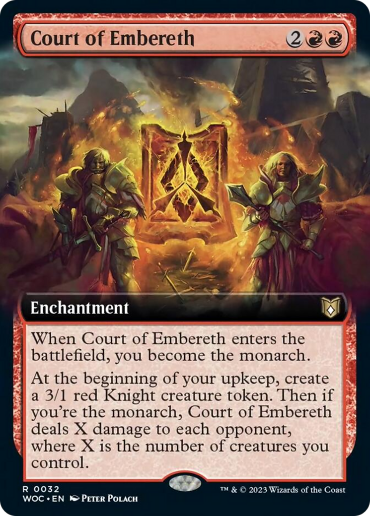 Court of Embereth (Extended Art) [Wilds of Eldraine Commander] | Good Games Adelaide SA