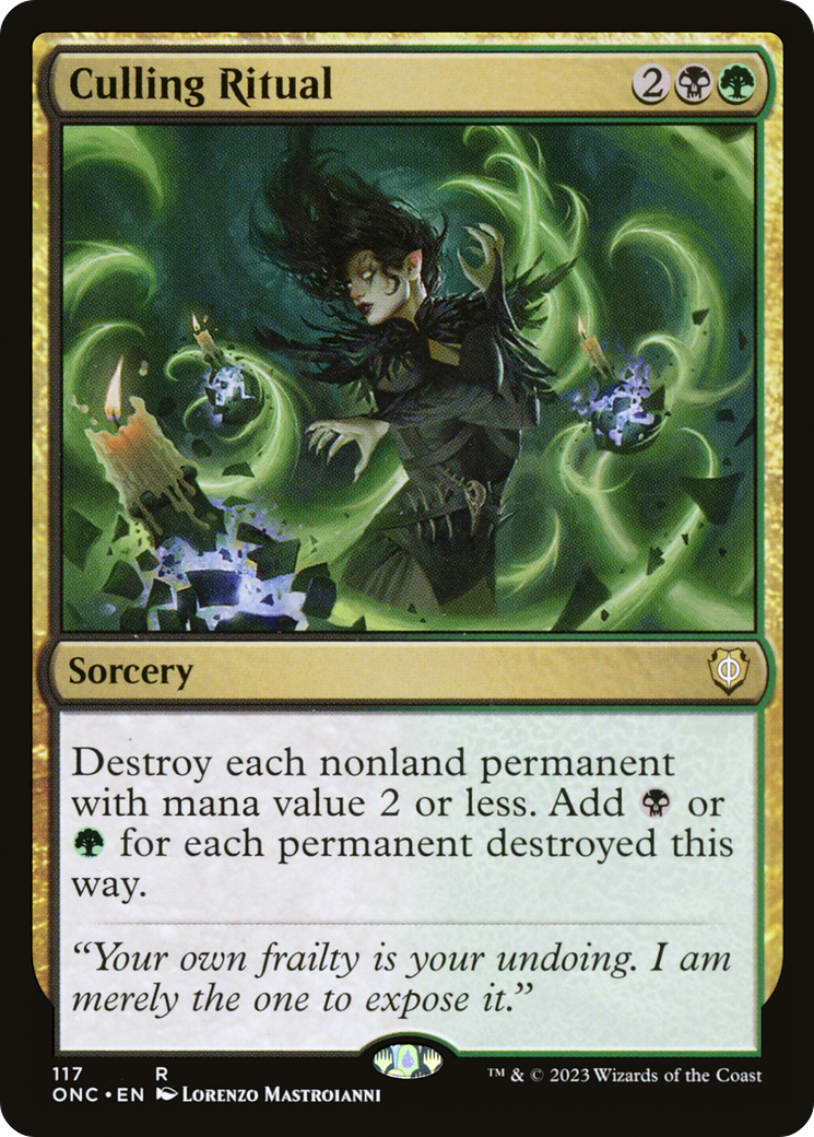 Culling Ritual [Phyrexia: All Will Be One Commander] | Good Games Adelaide SA