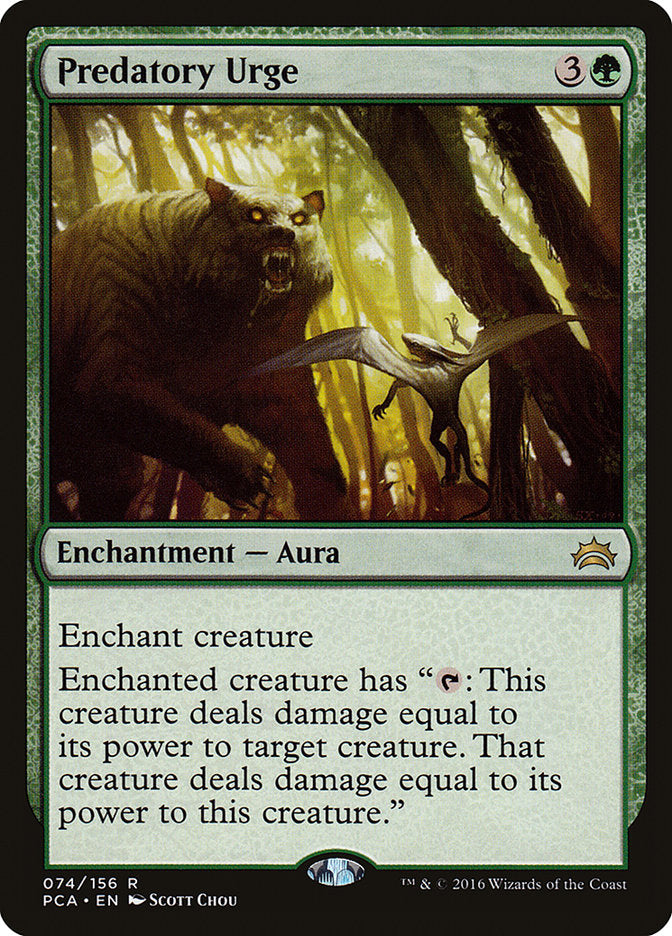 Predatory Urge 74 (Planechase Anthology)  | Good Games Adelaide SA
