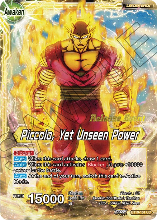 Piccolo // Piccolo, Yet Unseen Power (Fighter's Ambition Holiday Pack) (BT19-101) [Tournament Promotion Cards] | Good Games Adelaide SA