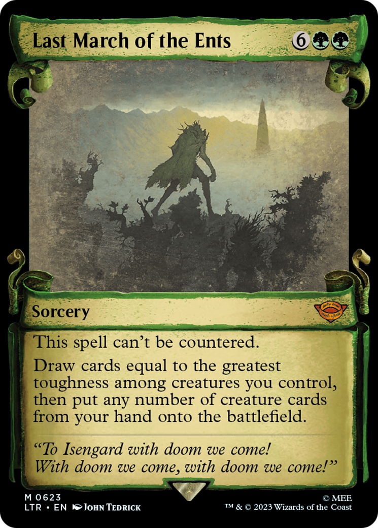 Last March of the Ents [The Lord of the Rings: Tales of Middle-Earth Showcase Scrolls] | Good Games Adelaide SA