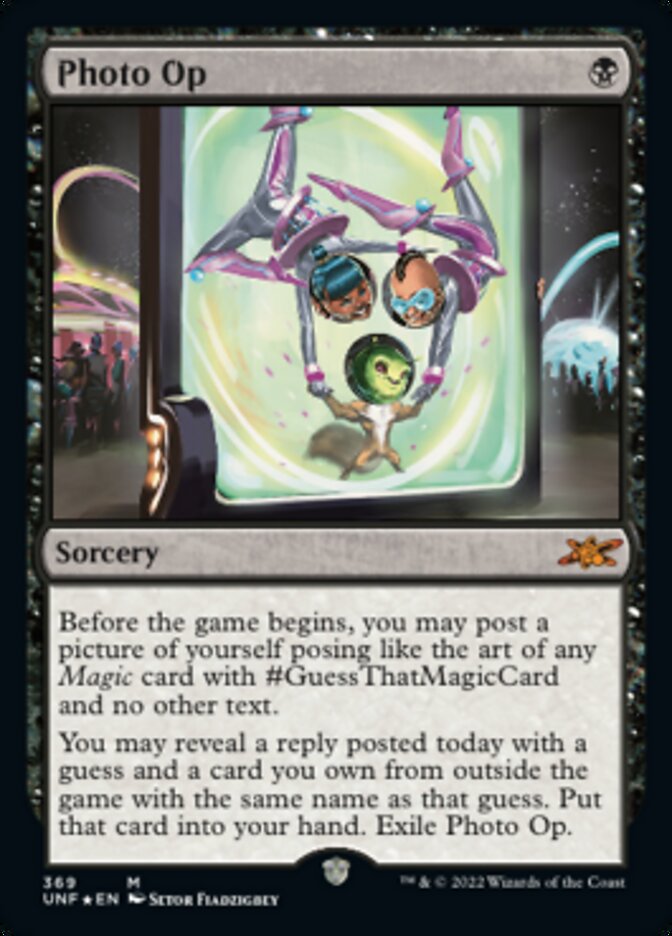 Photo Op (Galaxy Foil) [Unfinity] | Good Games Adelaide SA