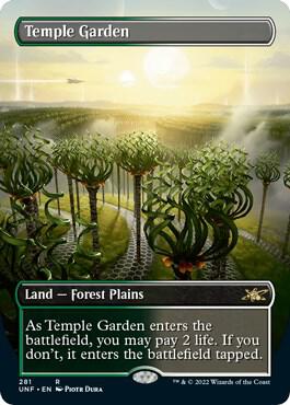 Temple Garden Borderless 281 (Unfinity)  | Good Games Adelaide SA