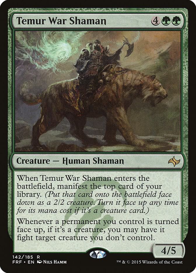 Temur War Shaman 142/185 (Fate Reforged)  - Foil | Good Games Adelaide SA