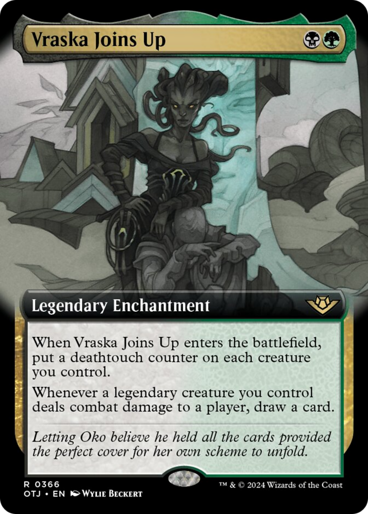 Vraska Joins Up (Extended Art) [Outlaws of Thunder Junction] | Good Games Adelaide SA