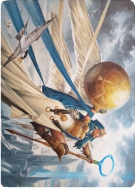 Linvala Shield of Sea Gate Art Card 77 (Art Series: Zendikar Rising)  | Good Games Adelaide SA