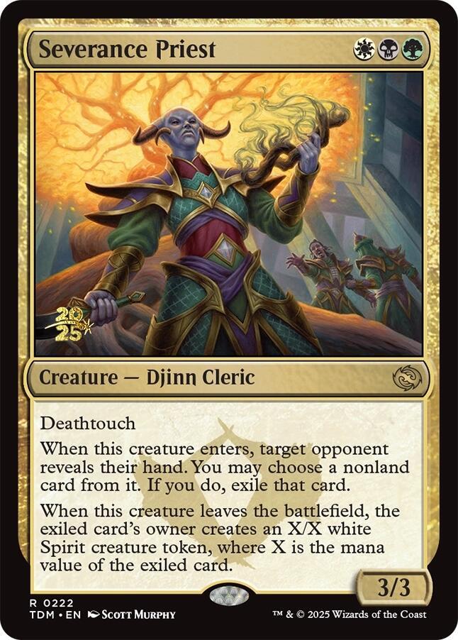 Severance Priest 222 (Prerelease Cards)  - Foil | Good Games Adelaide SA