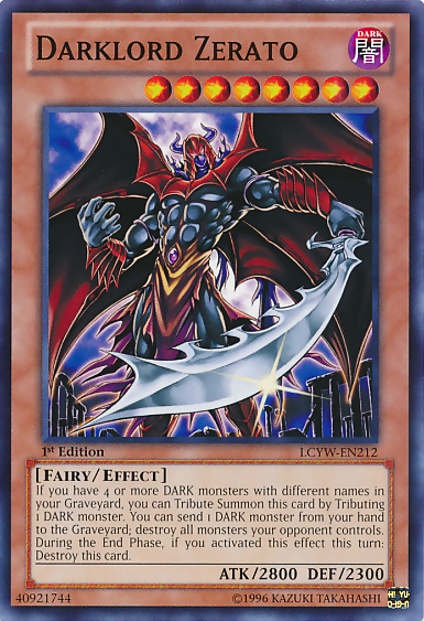 Darklord Zerato [LCYW-EN212] Common | Good Games Adelaide SA
