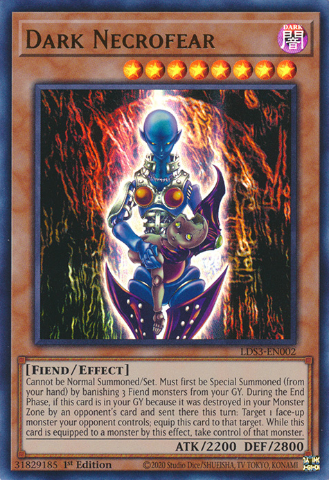 Dark Necrofear [LDS3-EN002] Ultra Rare | Good Games Adelaide SA