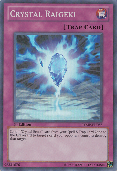 Crystal Raigeki [RYMP-EN055] Super Rare | Good Games Adelaide SA