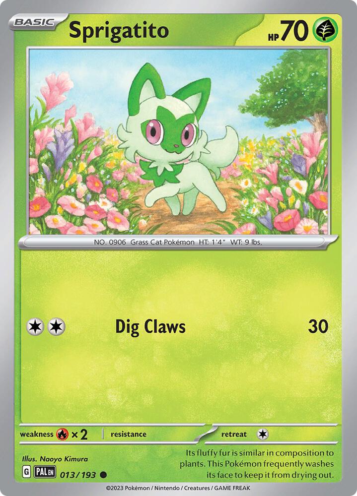 Sprigatito 013/193 (SV02: Paldea Evolved)  | Good Games Adelaide SA