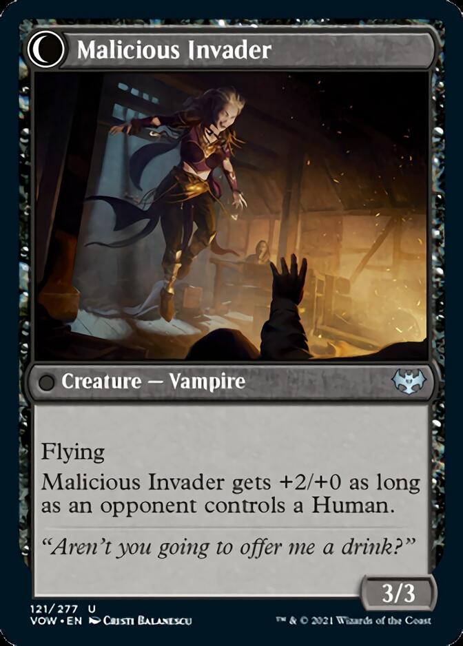 Innocent Traveler // Malicious Invader [Innistrad: Crimson Vow] | Good Games Adelaide SA