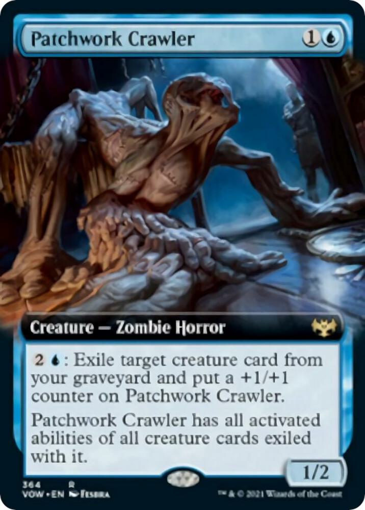 Patchwork Crawler Extended Art 364 (Innistrad: Crimson Vow)  | Good Games Adelaide SA