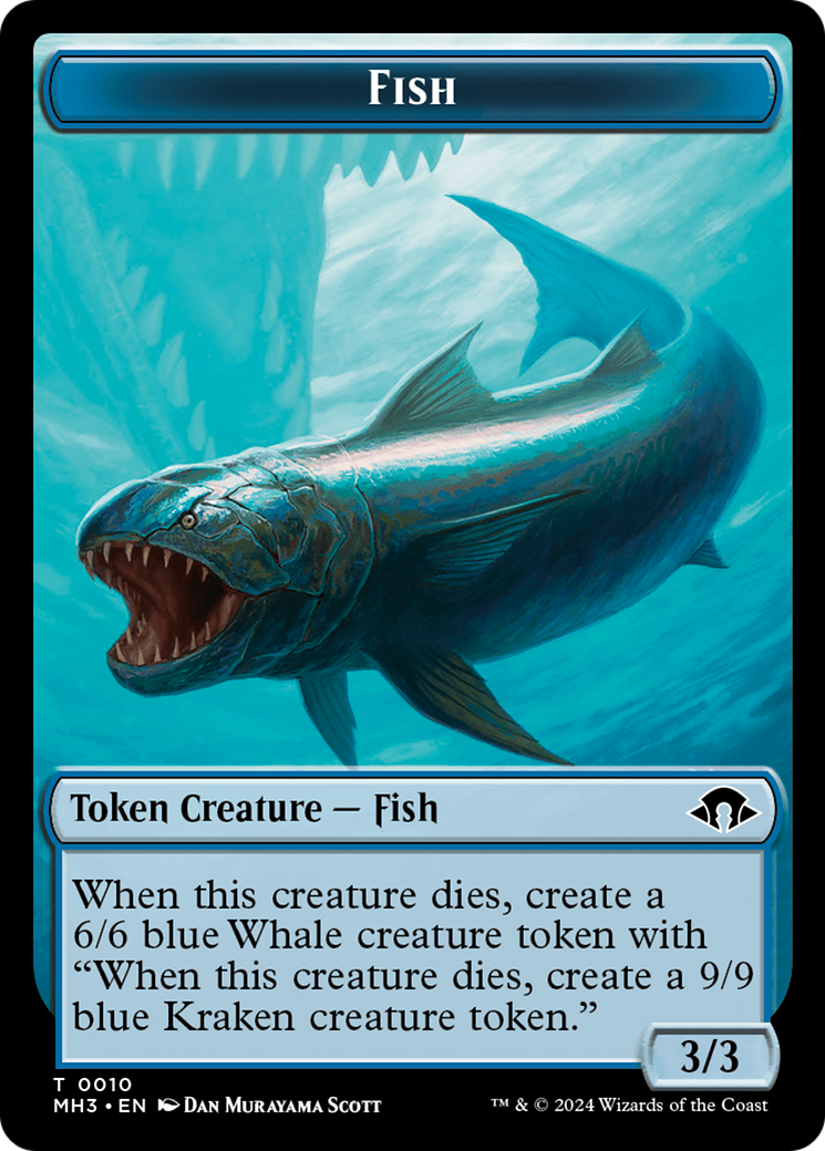 Fish Token [Modern Horizons 3 Tokens] | Good Games Adelaide SA