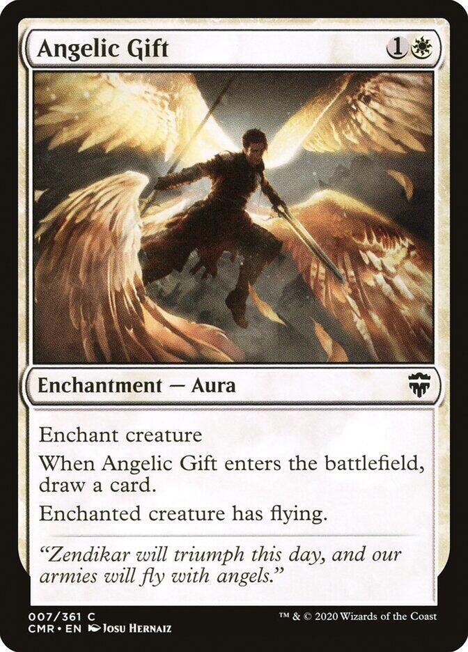 Angelic Gift 7 (Commander Legends)  - Foil | Good Games Adelaide SA